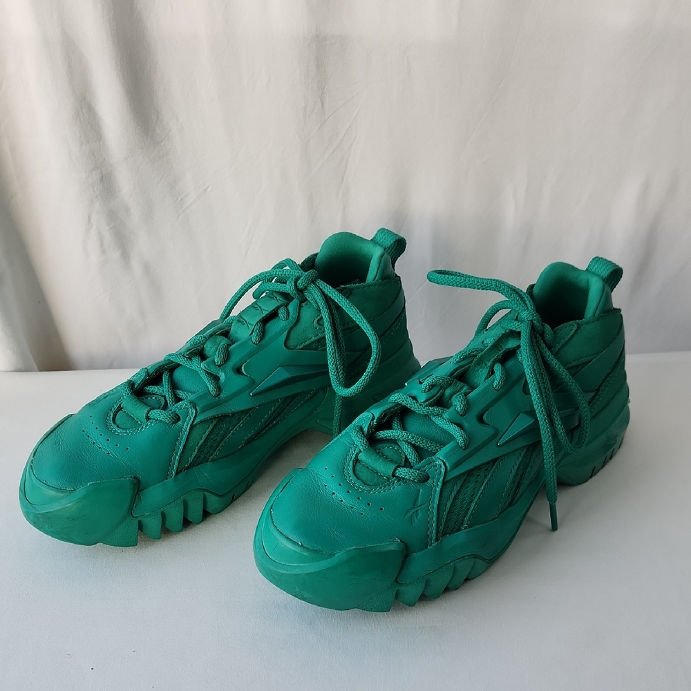CARDI B Club C V2 Reeboks Emarald Green Size 6.5